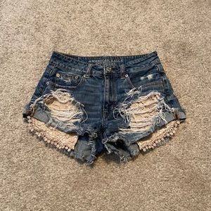 AE American Eagle Hi rise festival shorts size 2
